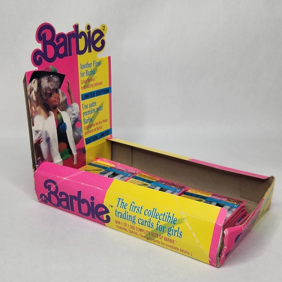 Vintage Lot of Barbie Limited Edition Trading Cards 16 Packs Sealed with Box - Picture 2 of 6